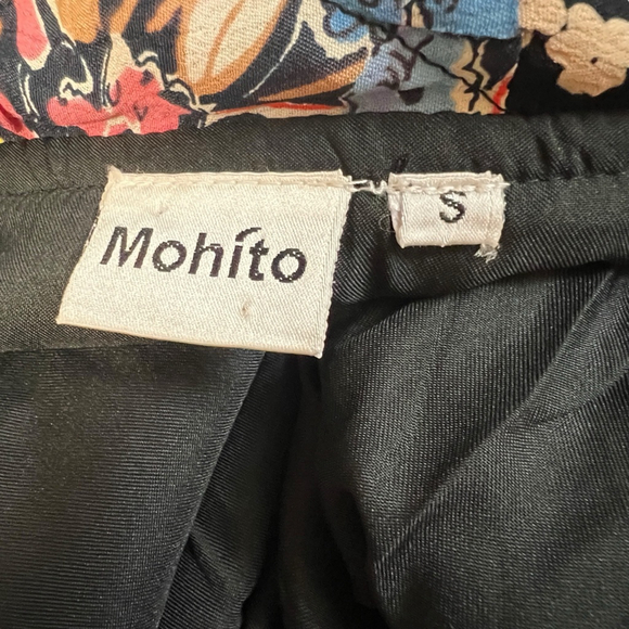 Mohito Women’s Vintage Inspired Patchwork Floral Blazer Jacket Black Boho Small - Picture 2 of 16